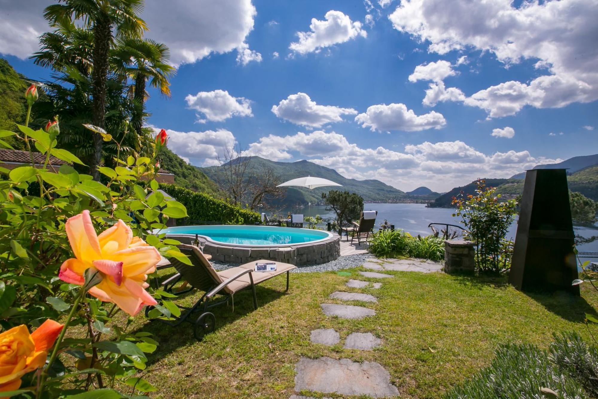 Morcote Magic View - Happy Rentals Zewnętrze zdjęcie
